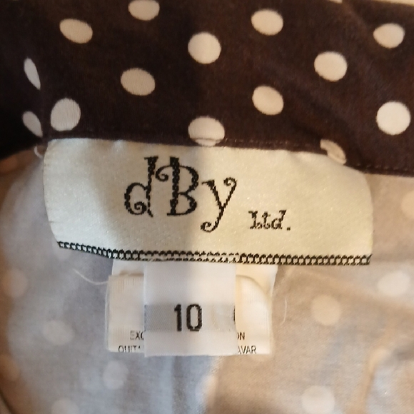 Elegant Polka Dot Dress Y2k - Picture 2 of 3